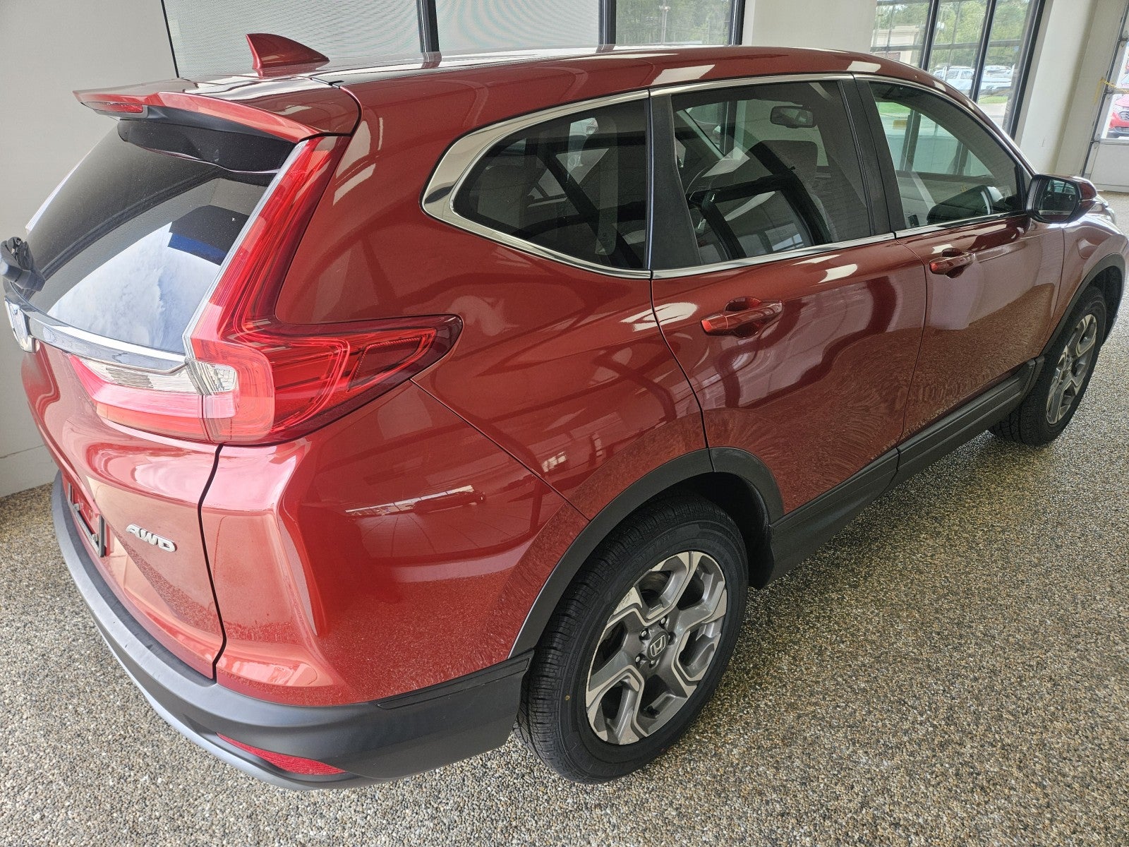 Used 2018 Honda CR-V EX-L with VIN 2HKRW2H82JH663750 for sale in Marion, OH