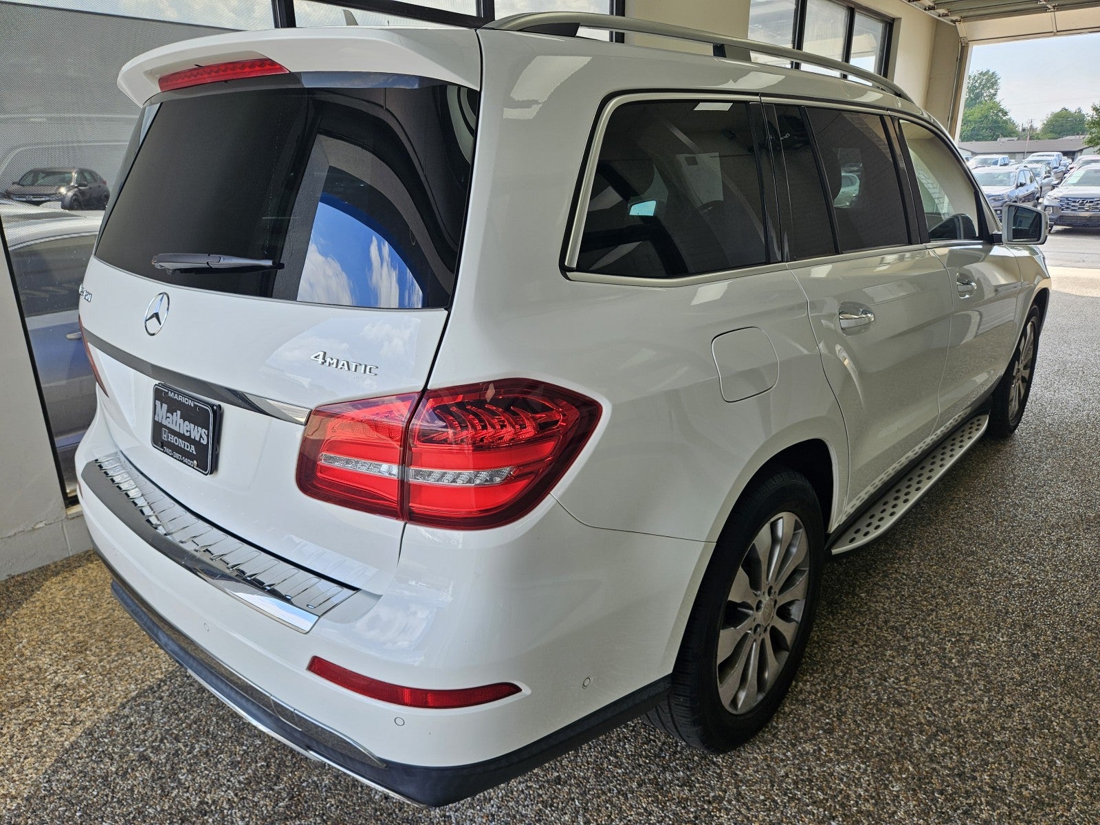 Used 2017 Mercedes-Benz GLS-Class GLS450 with VIN 4JGDF6EE9HA869883 for sale in Marion, OH