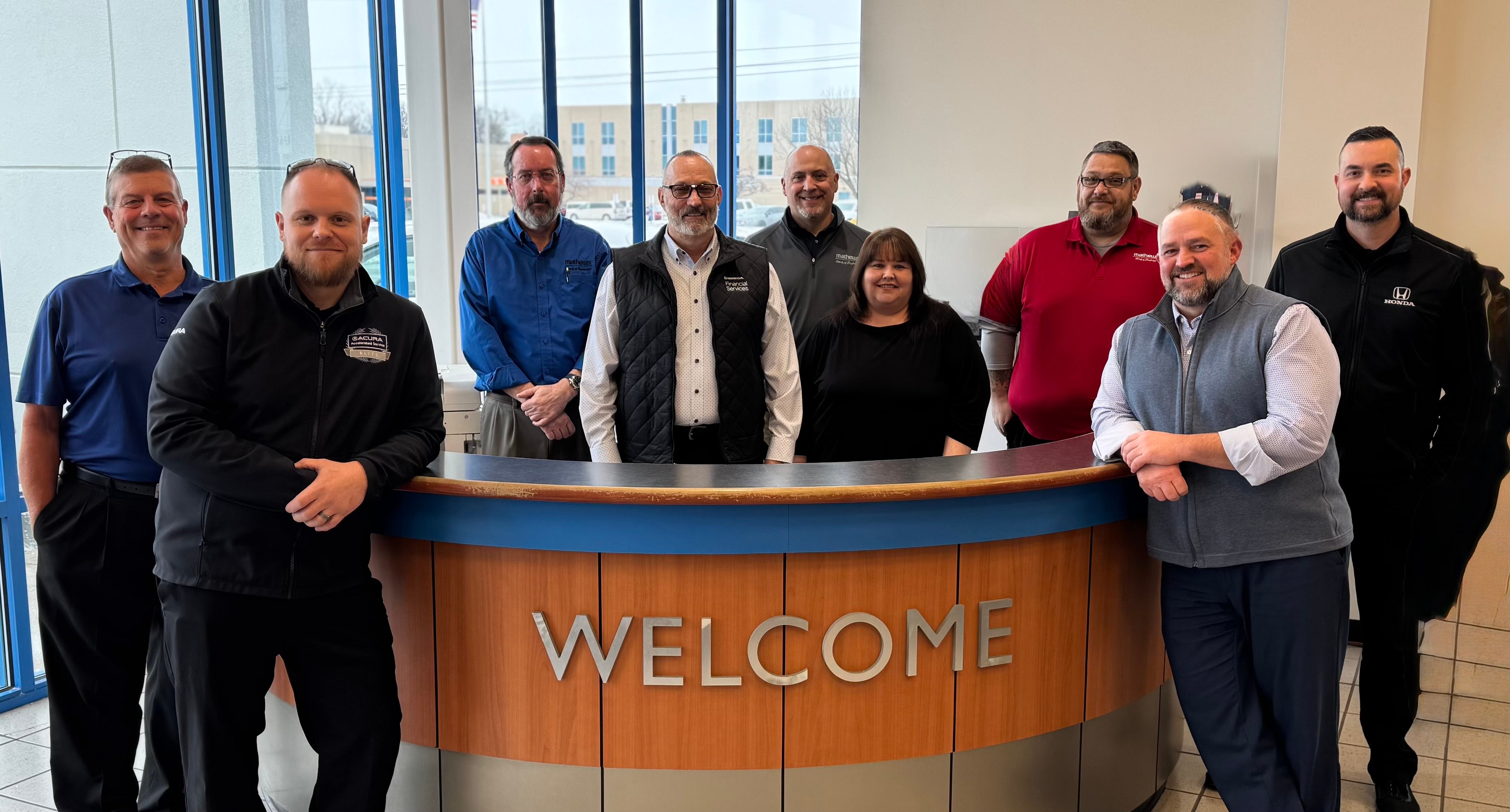 People Inside Mathews Honda Welcoming You